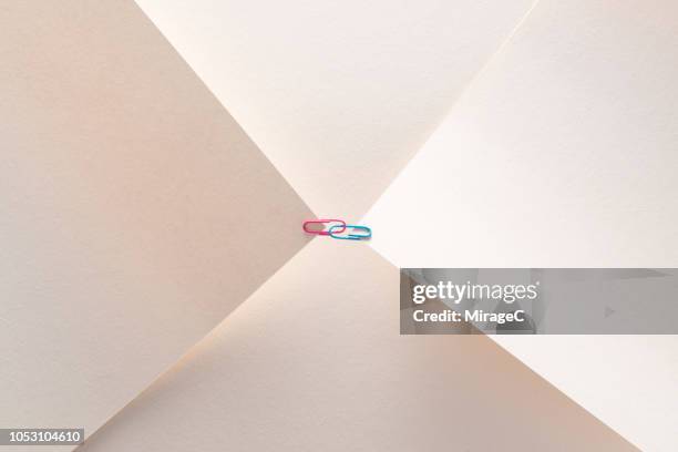 Paper Connection Linking Paper Clips Photos and Premium High Res Pictures - Getty Images