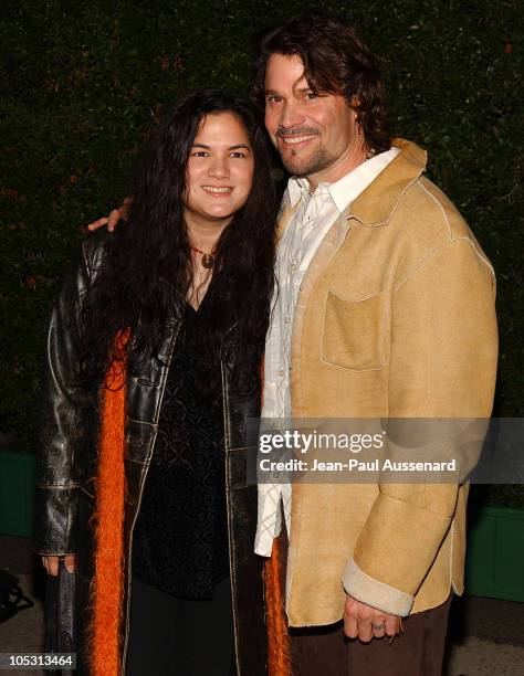 Peter Reckell and wife Kelly during 13th Annual Environmental Media Awards at The Ebell Theatre in Los Angeles, California, United States.