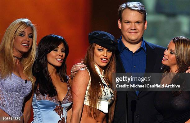 The Juggies, with host Andy Richter, present the award for Funniest Plastic Surgery of the Year at Comedy Central's First Annual Commie Awards