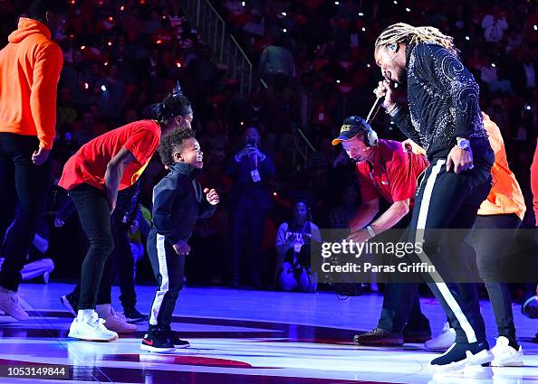 Future Wilburn Rapper Rapper Future performs in concert with his son Future Zahir Wilburn ...