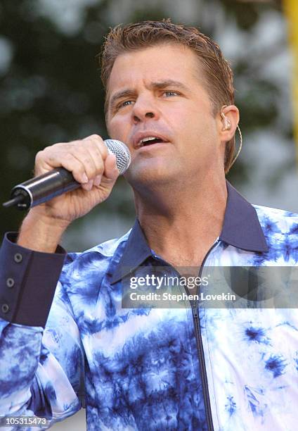 Richie McDonald of Lonestar during "Good Morning America" 2004 Concert Series - Lonestar at Bryant Park in New York City, New York, United States.