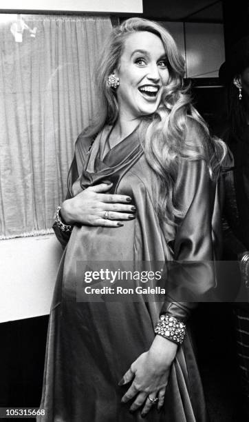 Jerry Hall during "A View to a Kill" Screening Party at Les Tuileries in New York City, New York, United States.