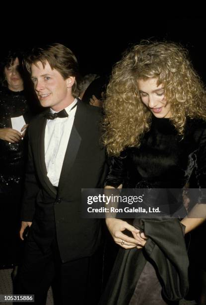 Michael J Fox and Sarah Jessica Parker during Jewish National Funds Annual Tree of Life Awards at Sheraton Premiere Hotel in Los Angeles, California,...