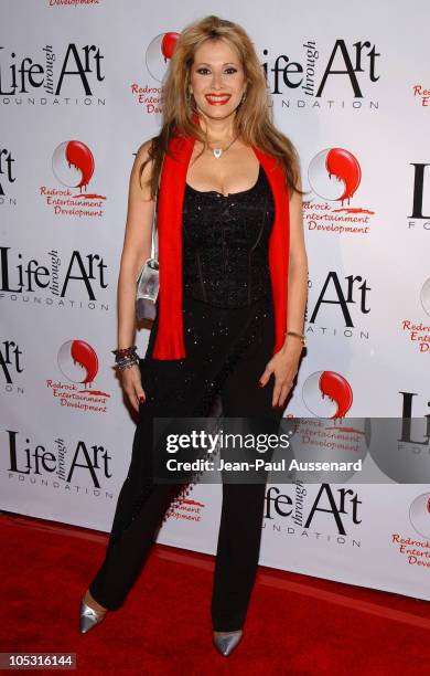 Rhonda Shear during The First Annual "Red Party" To Benefit The Life Through Art Foundation at Private residence in Holmby Hills, California, United...
