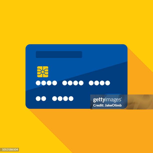 ilustrações, clipart, desenhos animados e ícones de ícone do cartão de crédito plana - conta bancária