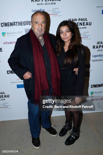 Writer Jean-Claude Carriere and his daughter Kiara Carriere attend the Jean-Paul Rappeneau's Retrospective with the screening of the movie "Cyrano de...