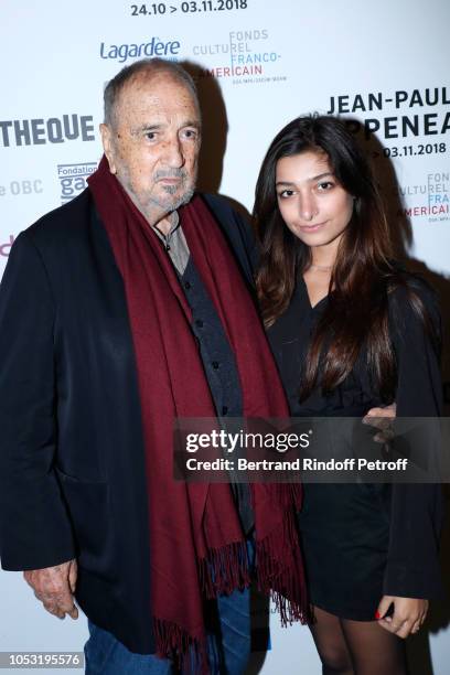 Writer Jean-Claude Carriere and his daughter Kiara Carriere attend the Jean-Paul Rappeneau's Retrospective with the screening of the movie "Cyrano de...