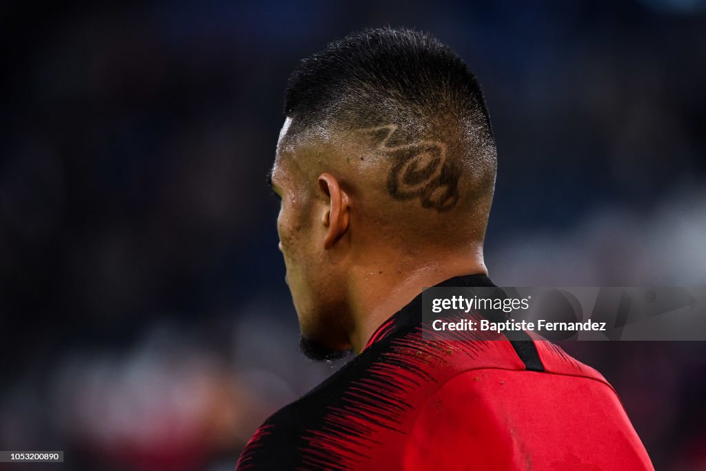 Alphonse Areola of Paris Saint Germain haircut during the UEFA... News  Photo - Getty Images