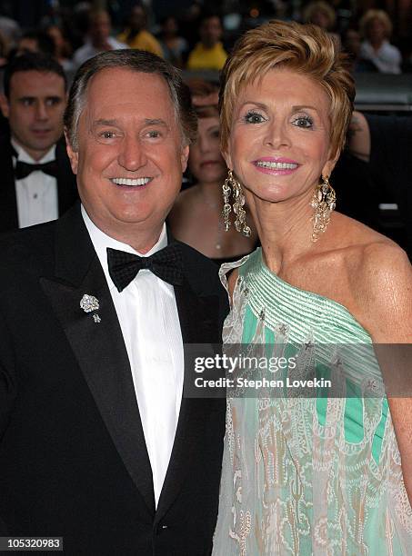 Neil Sedaka and Leba Sedaka during 35th Annnual Songwriters Hall of Fame Awards at The Marriott Marquis in New York City, NY, United States.