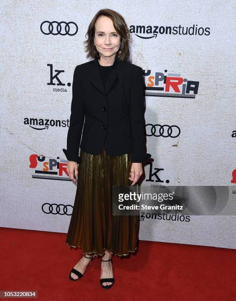 Jessica Harper arrives at the Premiere Of Amazon Studios' "Suspiria" at ArcLight Cinerama Dome on October 24, 2018 in Hollywood, California.