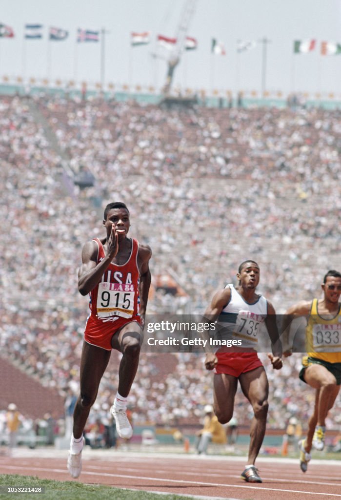 Carl Lewis 100 Metres Heats 1984 LA Olympic Games