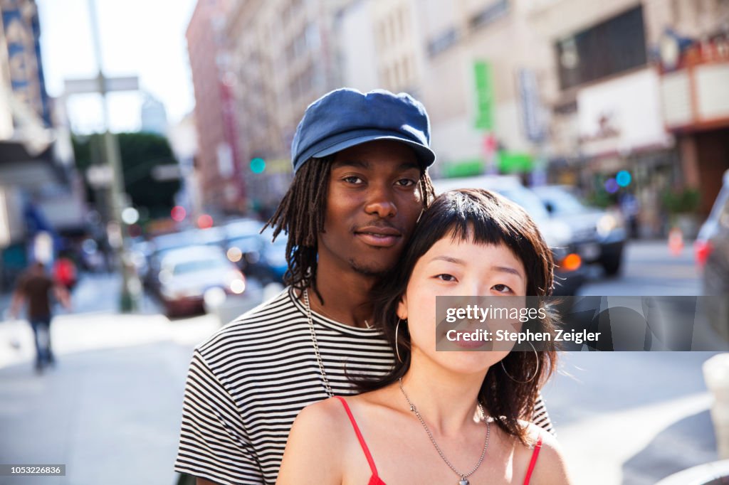 Portrait of a young couple