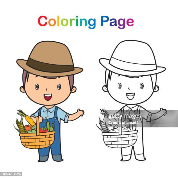 200 Farm Coloring Page Stock Photos, High-Res Pictures, and Images