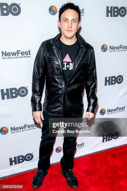 Robin Lord Taylor attends NewFest 2018 opening night premiere "1985" at SVA Theater on October 24, 2018 in New York City.