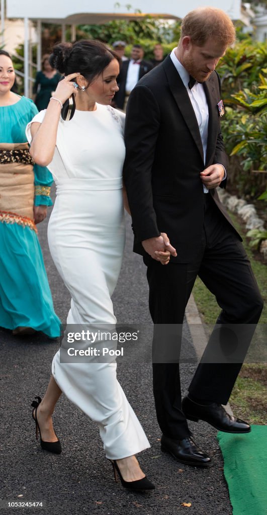 The Duke And Duchess Of Sussex Visit Tonga - Day 1