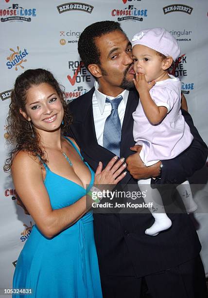 Kristoff St. John, wife Allana Nadal and daughter Lola