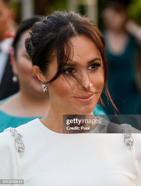 Meghan, Duchess of Sussex visits the Consular House in NukuÕalofa for