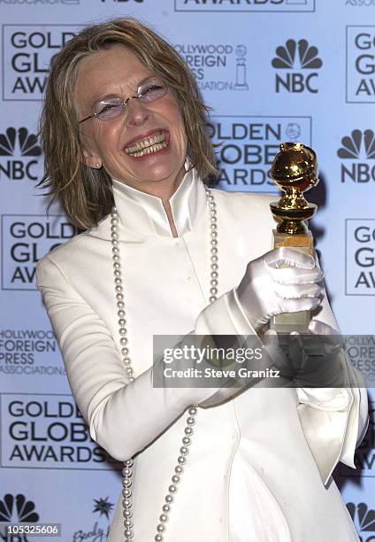 Diane Keaton during The 61st Annual Golden Globe Awards - Press Room at The Beverly Hilton in Beverly Hills, California, United States.