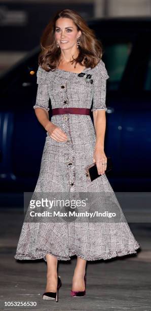 Catherine, Duchess of Cambridge attends the opening of the V&A Photography Centre at the Victoria & Albert Museum on October 10, 2018 in London,...