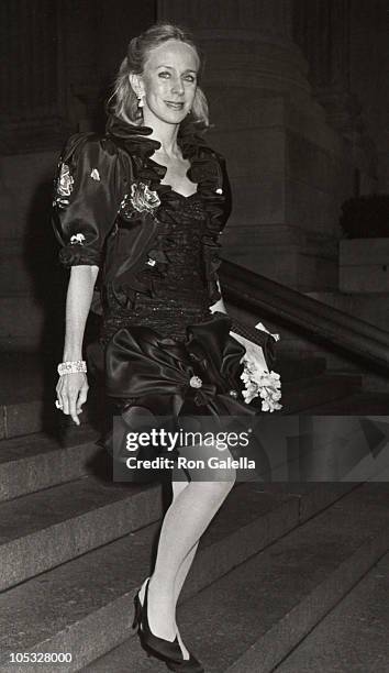 Anne Bass during Wedding Reception For Jonathan Tisch & Laura Steinberg at Metropolitan Museum of Art in New York City, New York, United States.
