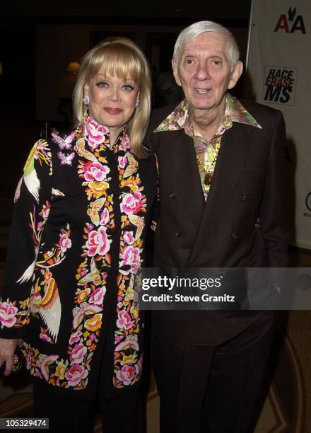 Aaron Spelling & wife Candy during The 9th Annual Race To Erase MS Dinner at Century Plaza in Century City, California, United States.