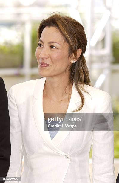 Michelle Yeoh during Cannes 2002 - "Official Jury" Photo Call at Palais Des Festivals in Cannes, France.