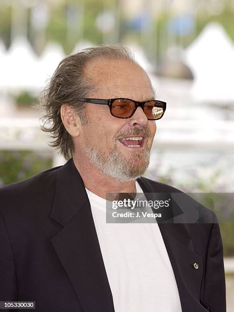 Jack Nicholson during Cannes 2002 - "About Schmidt" Photo Call at Palais des Festivals in Cannes, France.