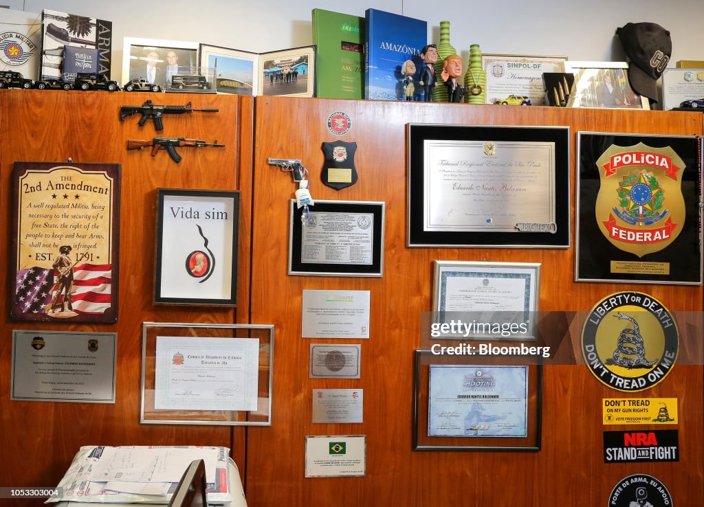 Brazil's Bolsonaros Have A Shrine To The NRA And 2nd Amendment