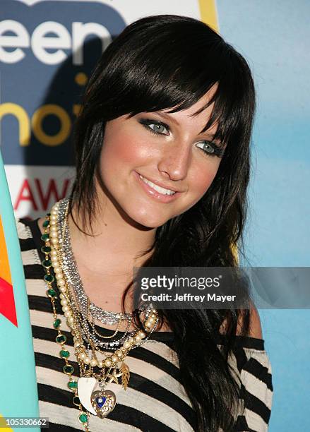 Ashlee Simpson, winner of Choice Fresh Face and Choice Song of the Summer for "Pieces of Me"