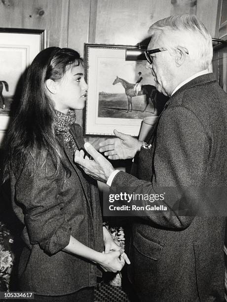 Jennifer Grant and Cary Grant during Ahmet Ertegun's Sunday Brunch at Fairfax Hotel in Washington D.C., Washington D.C., United States.