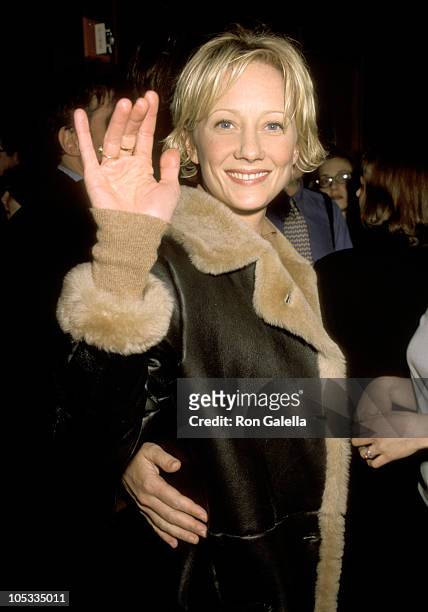 Anne Heche during Party following premiere of "Good Will Hunting" at Red Eye Grill in New York City, NY, United States.