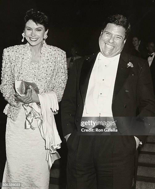 Gayfryd Steinberg and Saul Steinberg during Wedding Reception For Jonathan Tisch & Laura Steinberg at Metropolitan Museum of Art in New York City,...