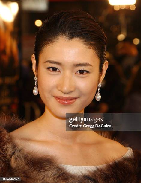 Koyuki during "The Last Samurai" Los Angeles Premiere at Mann Village Theatre in Westwood, California, United States.