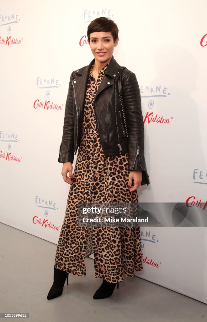 Frankie Bridge and Fearne Cotton attend a Cath Kidston product launch