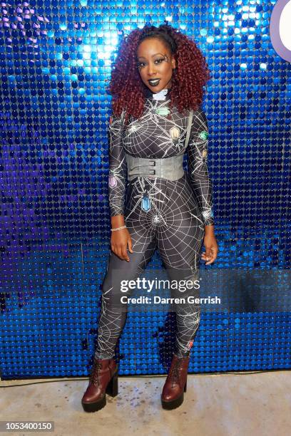 Scarlette Douglas attends NIVEA BOO-tique Halloween Pop Up Launch Party on October 25, 2018 in London, England.