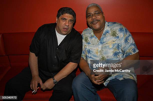 Vincent Pastore and Bill Nunn during FX's "Rescue Me" New York Screening - After Party at Crobar in New York City, New York, United States.