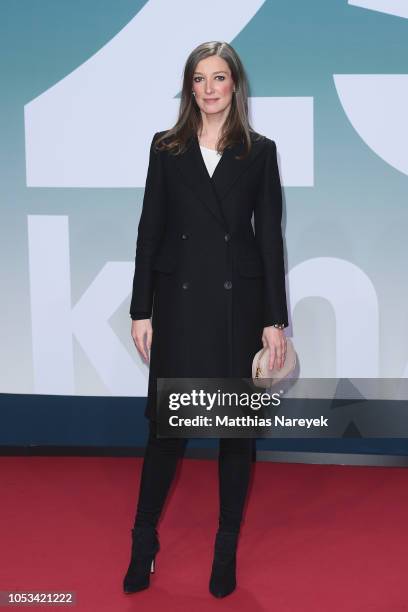 Alexandra Maria Lara attends the '25 km/h' movie premiere at CineStar on October 25, 2018 in Berlin, Germany.