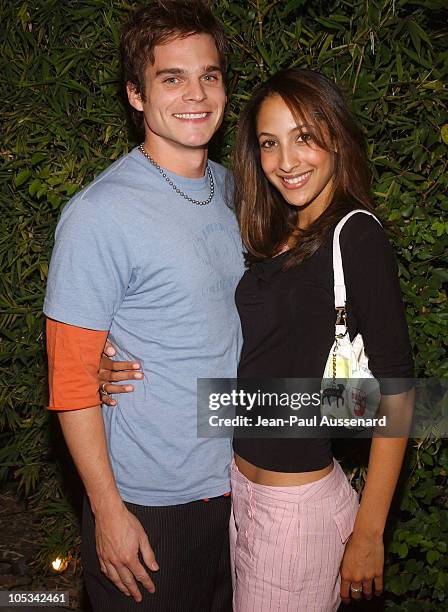 Greg Rikaart and Christel Khalil during SOAPnet Fall 2004 Launch Party at Falcon in Hollywood, California, United States.