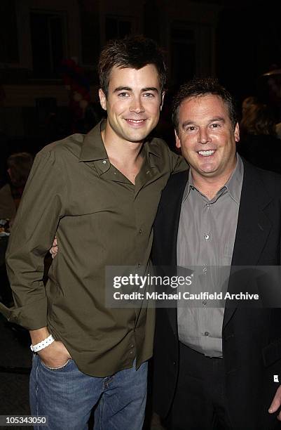 Matt Long and David Janollari, president of WB Entertainment