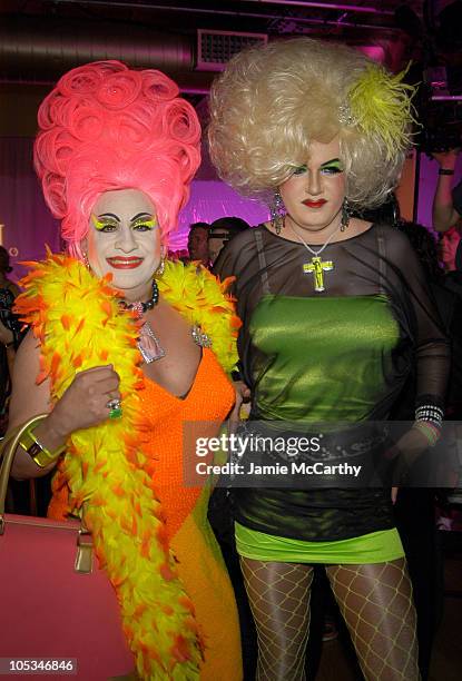 Brandywine and Brenda A. Go-Go during Olympus Fashion Week Spring 2005 - Mao Magazine Launch Party at Altman Building in New York City, New York,...