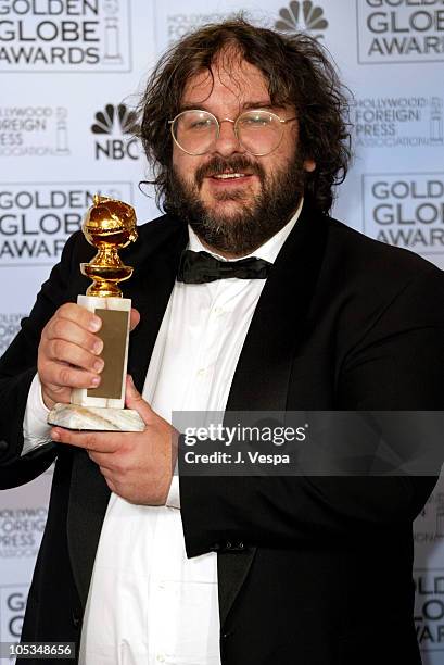 Peter Jackson during The 61st Annual Golden Globe Awards - Press Room at The Beverly Hilton in Beverly Hills, California, United States.