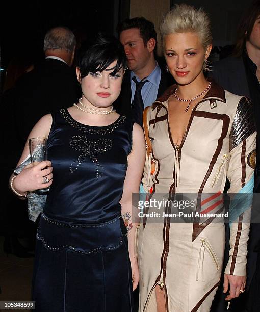Kelly Osbourne and Asia Argento during The 61st Annual Golden Globe Awards - HBO Party at Beverly Hilton in Beverly Hills, California, United States.
