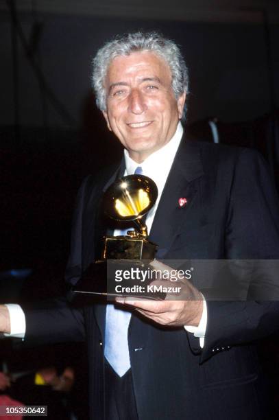 Tony Bennett during The 35th Annual GRAMMY Awards at Shrine Auditorium in Los Angeles, California, United States.