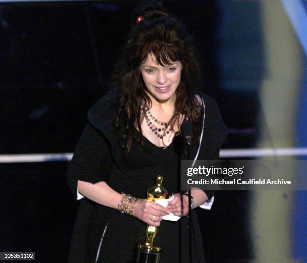 Fran Walsh, winner for Best Original Song for "Into the West" from "The Lord of the Rings: The Return of the King"