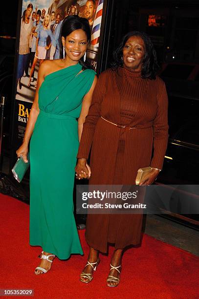 Garcelle Beauvais-Nilon and mother Marie Claire during "Barbershop 2: Back in Business" Premiere at Grauman's Chinese Theatre in Hollywood,...