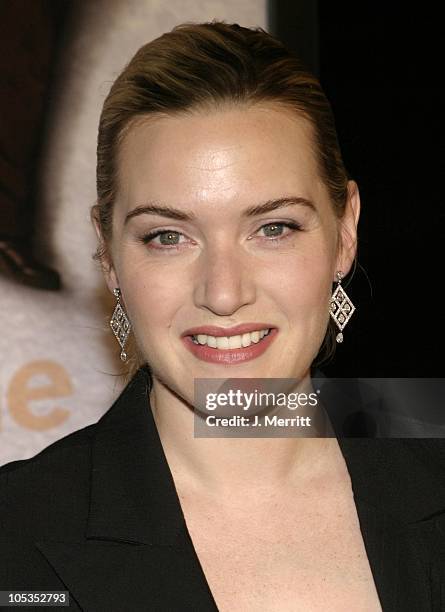 Kate Winslet during "Eternal Sunshine of the Spotless Mind" World Premiere at The Samuel GoldwynTheater in Beverly Hills, California, United States.