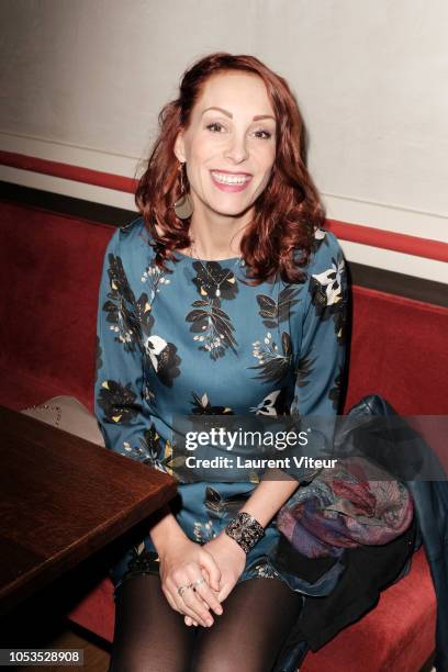 Actress Julia Dorval attends "Resurrection" Paris Premiere at Societe des Auteurs et Compositeurs Dramatiques on October 25, 2018 in Paris, France.