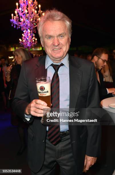 Sepp Maier during the VIP premiere of Schuhbecks Teatro at Spiegelzelt on October 25, 2018 in Munich, Germany.
