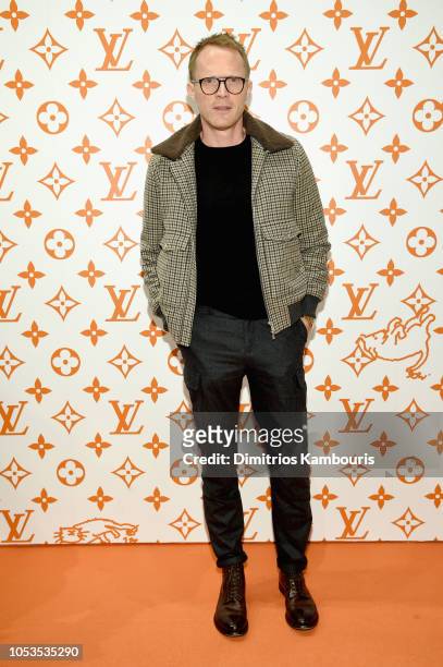 Paul Bettany attends the Louis Vuitton X Grace Coddington Event on October 25, 2018 in New York City.