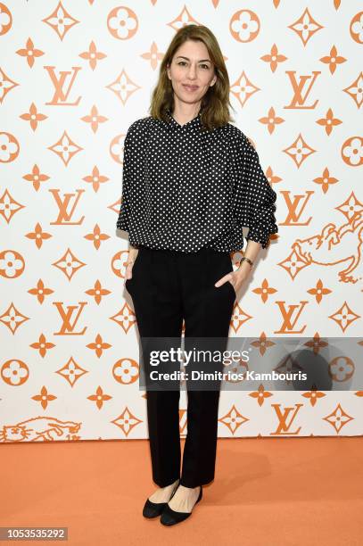 Sofia Coppola attends the Louis Vuitton X Grace Coddington Event on October 25, 2018 in New York City.
